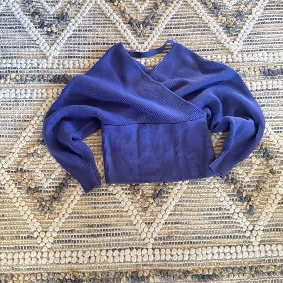 Zenana Outfitters Sweaters - Zenana Off-the-Shoulder Purple Sweater